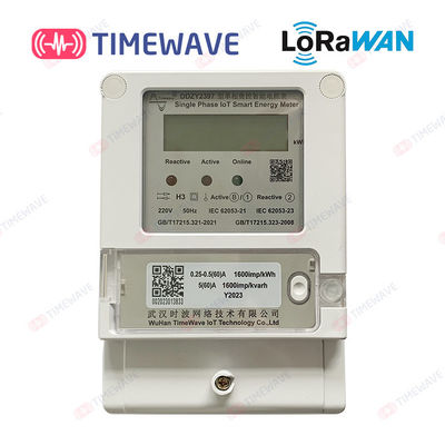 Burgerlijke Vooruitbetaalde Slimme de Enige Fase Elektrische Meter van LoRaWAN van de Energiemeter