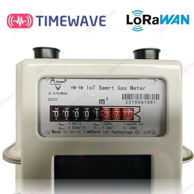 Beveilig de Slimme Gasmeter Draadloze LoRaWAN 1,6/2,5/4.0m3/H baseerde