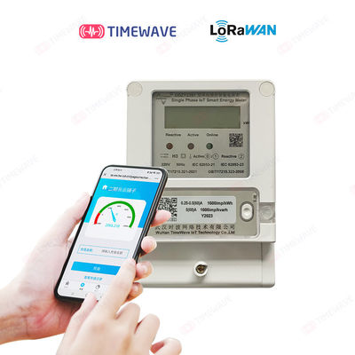 Smart Vooruitbetaalde Energiemeter Intelligente LoRaWAN 3 Fase 4 de Meter van de Draadenergie