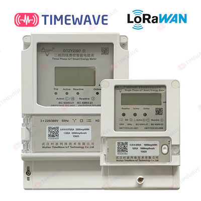 Smart Electric Energy Meter Single & Three Phase, Lorawan/Wi-Fi/4G/RS485 met voorafbetaalde afstandsbediening en Ami/AMR-oplossing