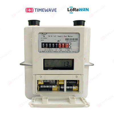 Class A/B LoRaWAN Gas Meter with LCD Screen IP68 Protection