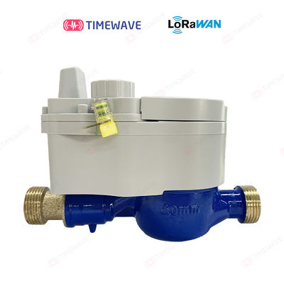 LoRaWAN-waterteller met digitaal scherm voor montage op DIN-rails