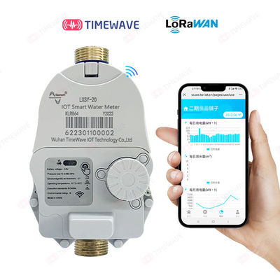 LoRaWAN Digitale watermeter met T30/T90 temperatuurgraad voor nauwkeurige koude/warmwatermeting