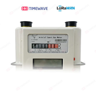LoRaWAN-gasmeter voor een rechtstreeks aan de muur gemonteerde installatie met verlengde levensduur van de batterij