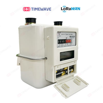 Class A/B LoRaWAN Gas Meter with LCD Screen IP68 Protection