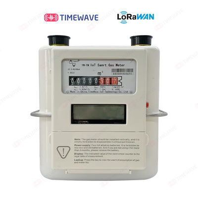 LCD-scherm LoRaWAN-gasmeter met prepaidfunctie voor afstandslesen en -besturing