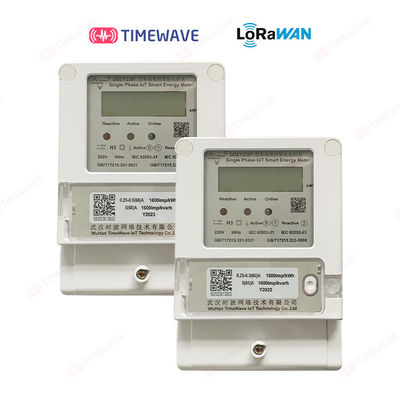 Wifi Single Phase Smart Electric Energy Meter met voorafbetaalde afstandsbediening en aan-uitbediening van elektriciteit, tijdgebaseerde facturering